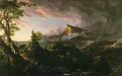 The Course of Empire - The Savage State Thomas Cole